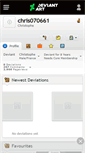 Mobile Screenshot of chris070661.deviantart.com