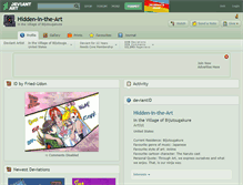 Tablet Screenshot of hidden-in-the-art.deviantart.com