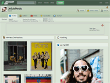 Tablet Screenshot of jesuisperdu.deviantart.com