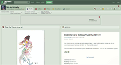 Desktop Screenshot of fer-sure-baby.deviantart.com