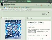 Tablet Screenshot of ameliarosevalentine.deviantart.com