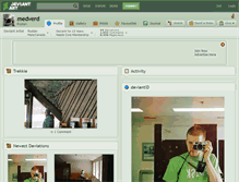 Tablet Screenshot of medverd.deviantart.com