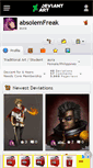 Mobile Screenshot of absolemfreak.deviantart.com