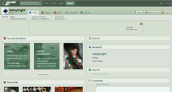 Desktop Screenshot of haileybright.deviantart.com