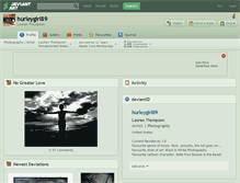 Tablet Screenshot of hurleygirl89.deviantart.com