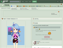 Tablet Screenshot of clensia.deviantart.com