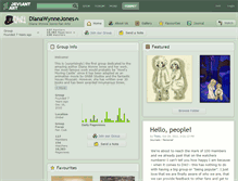 Tablet Screenshot of dianawynnejones.deviantart.com