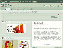 Tablet Screenshot of killerfreya.deviantart.com