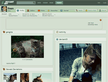 Tablet Screenshot of fmen.deviantart.com