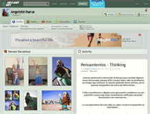 Tablet Screenshot of angeloid-ikarus.deviantart.com