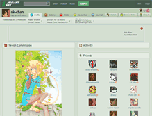 Tablet Screenshot of nk-chan.deviantart.com
