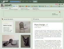 Tablet Screenshot of ladybug95.deviantart.com
