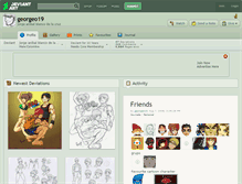 Tablet Screenshot of georgeo19.deviantart.com