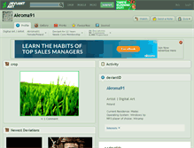 Tablet Screenshot of akroma91.deviantart.com