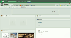 Desktop Screenshot of kaynne.deviantart.com
