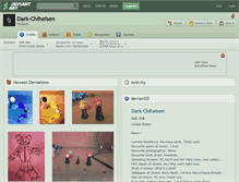 Tablet Screenshot of dark-chiheisen.deviantart.com
