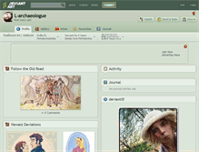 Tablet Screenshot of l-archaeologue.deviantart.com