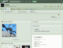 Tablet Screenshot of kukuku.deviantart.com