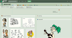Desktop Screenshot of gangreengirl.deviantart.com