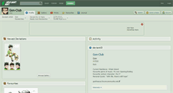 Desktop Screenshot of gon-club.deviantart.com