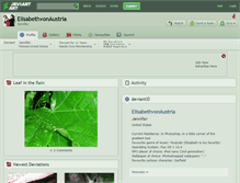 Tablet Screenshot of elisabethvonaustria.deviantart.com