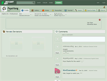 Tablet Screenshot of fayeyong.deviantart.com