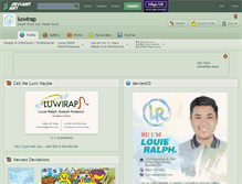 Tablet Screenshot of luwirap.deviantart.com