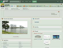 Tablet Screenshot of namata.deviantart.com