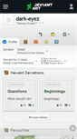 Mobile Screenshot of dark-eyez.deviantart.com