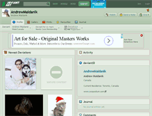 Tablet Screenshot of andrewmaidanik.deviantart.com