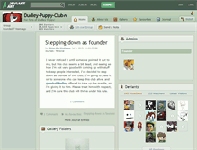 Tablet Screenshot of dudley-puppy-club.deviantart.com