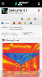 Mobile Screenshot of darksurfer121.deviantart.com