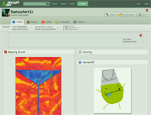 Tablet Screenshot of darksurfer121.deviantart.com