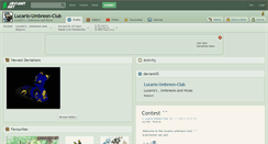 Desktop Screenshot of lucario-umbreon-club.deviantart.com