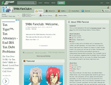 Tablet Screenshot of 5986-fanclub.deviantart.com