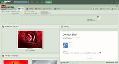 Desktop Screenshot of cornstar.deviantart.com