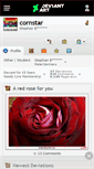 Mobile Screenshot of cornstar.deviantart.com