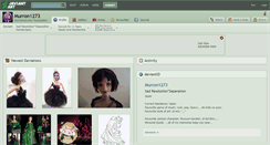 Desktop Screenshot of murron1273.deviantart.com