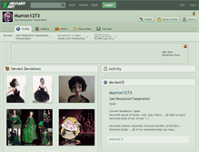 Tablet Screenshot of murron1273.deviantart.com