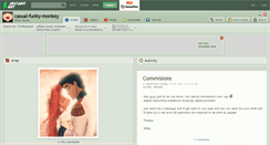 Desktop Screenshot of casual-funky-monkey.deviantart.com