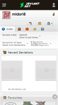 Mobile Screenshot of midori8.deviantart.com
