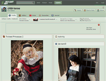 Tablet Screenshot of chibi-lenne.deviantart.com