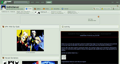 Desktop Screenshot of gothicdancer.deviantart.com