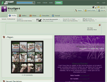 Tablet Screenshot of knuxtiger4.deviantart.com