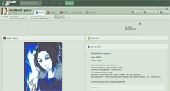 Desktop Screenshot of decathect-queen.deviantart.com