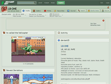 Tablet Screenshot of lb-one.deviantart.com