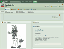 Tablet Screenshot of chaosbydesign.deviantart.com