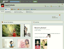 Tablet Screenshot of happyfruitcake.deviantart.com