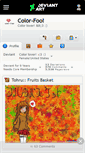 Mobile Screenshot of color-fool.deviantart.com