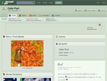 Tablet Screenshot of color-fool.deviantart.com